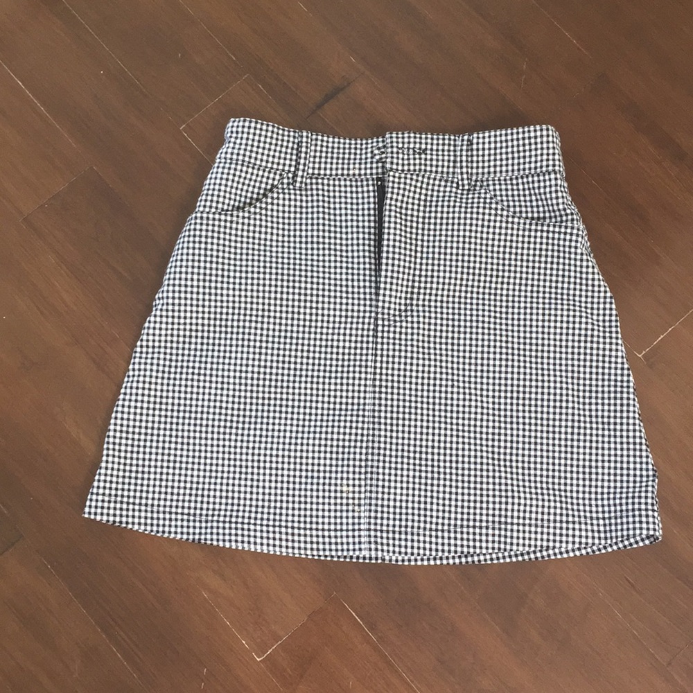 Brandy Melville checkered skirt